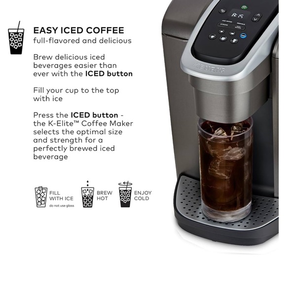 *SOLD* New in Box Keurig K Elite Single Serve Coffee Maker - Picture 6 of 11